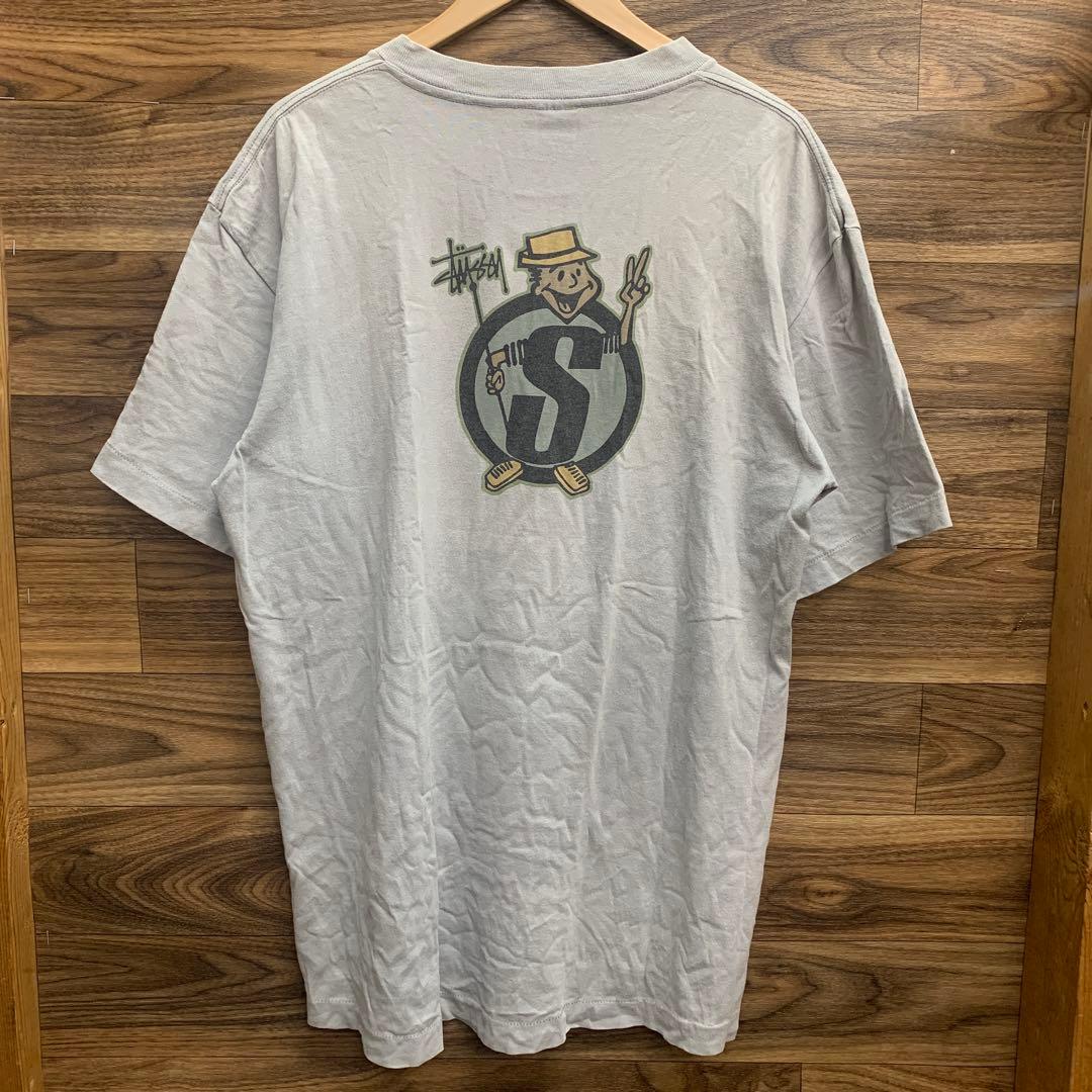 中古 80s OLD STUSSY Tシャツ 黒タグ後期 USA製