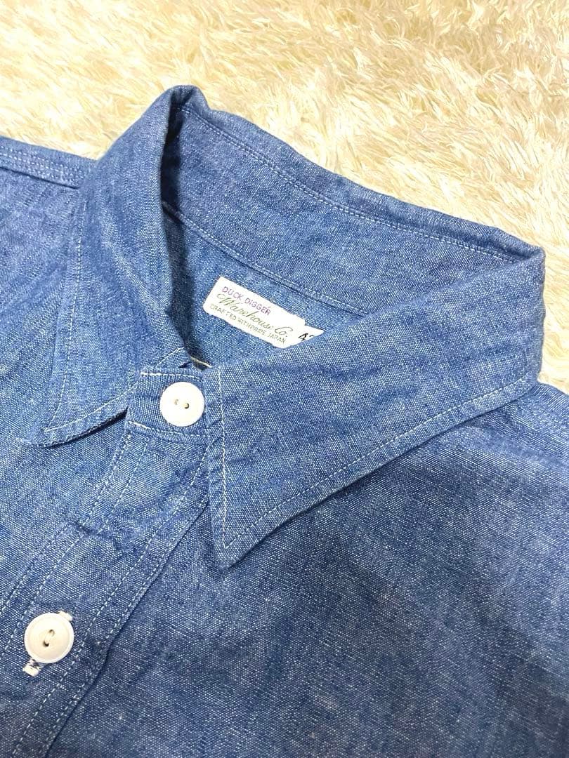 ウェアハウス BIG YANK 42 シャンブレーシャツ ワークシャツ 3048