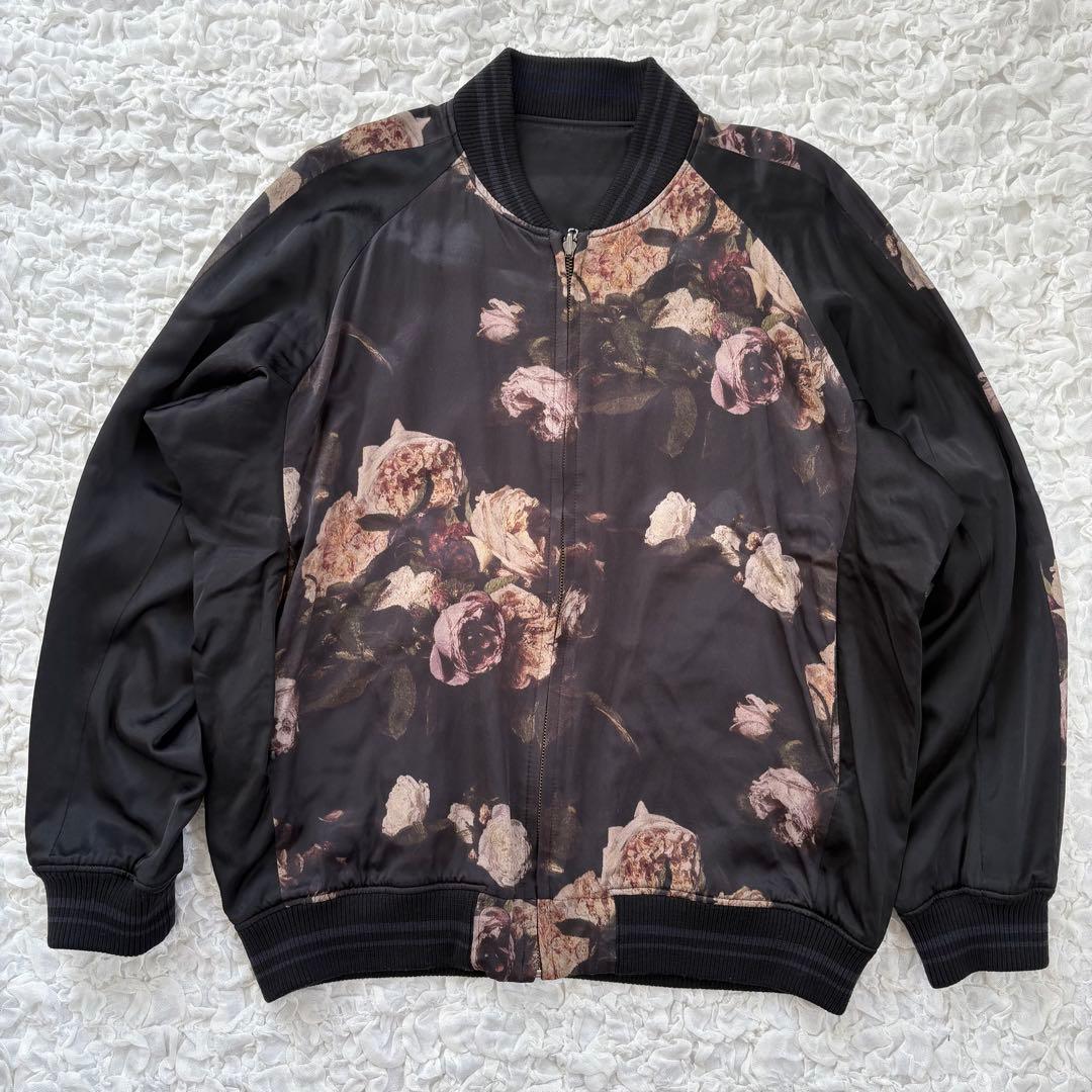 LADMUSICIAN リバーシブルブルゾン 名作薔薇柄 44