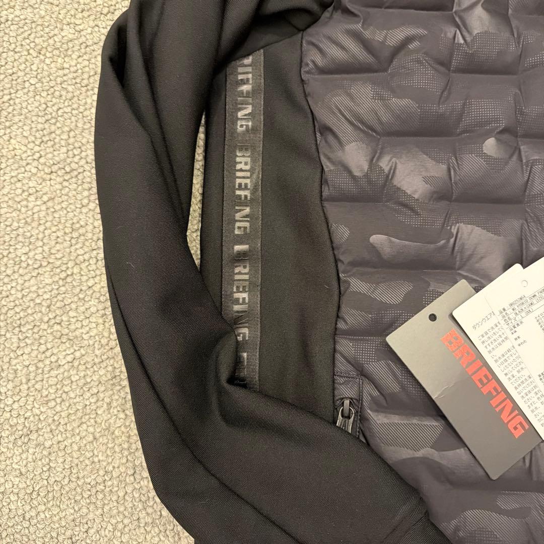 新品 ブリーフィング MEN’S HYBRID DOWN PARKA カモ L