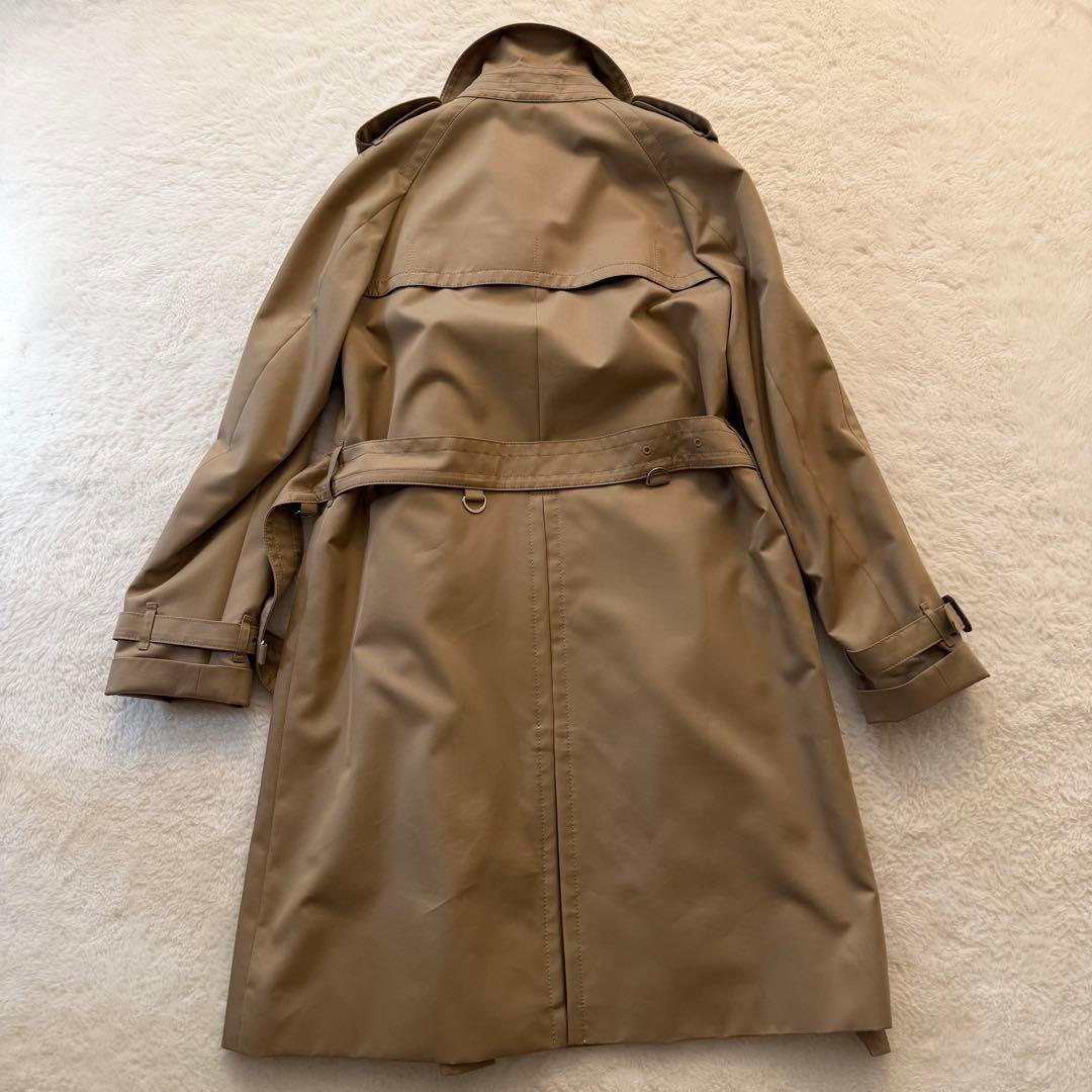 極美品　アクアスキュータム　トレンチコート　ライナー付き　ベージュ　サイズ4