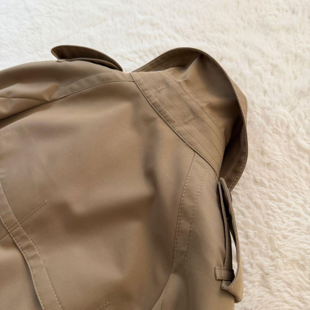 極美品　アクアスキュータム　トレンチコート　ライナー付き　ベージュ　サイズ4