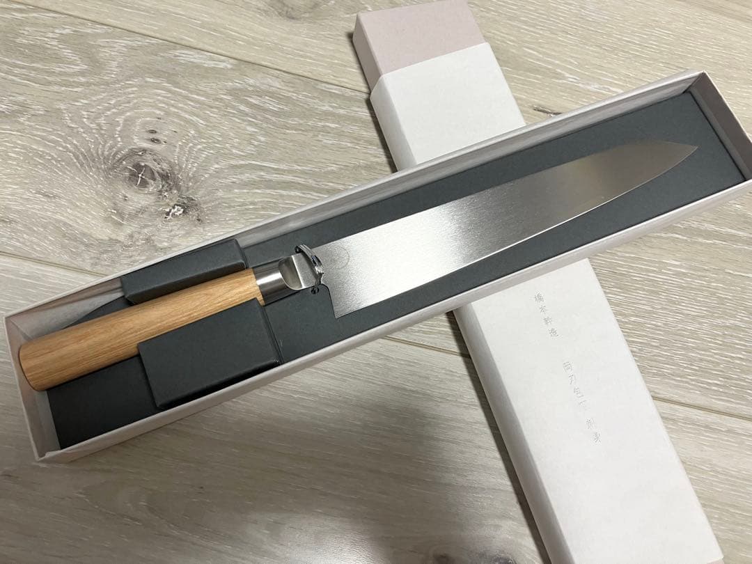 橋本幹造　両刀包丁　刺身包丁　000AB5514 新品未使用　貝印　日本製