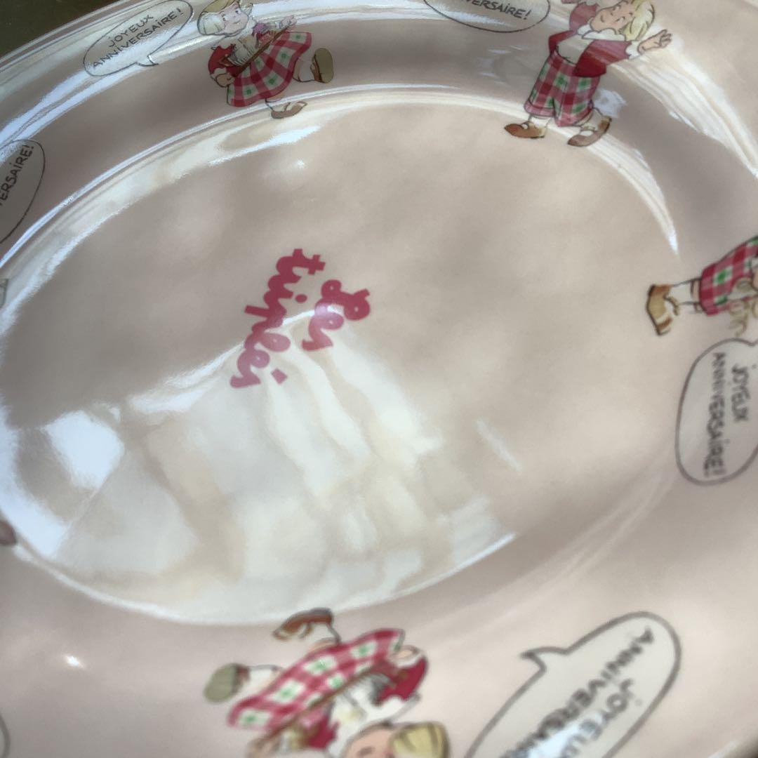 レ・トリプレ　フランス　みつごちゃん　プレート 2枚