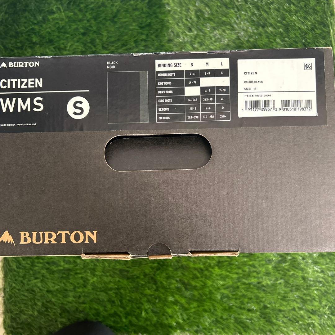 中古良品 シーズン前特価 バートン レディースビンディング citizen S