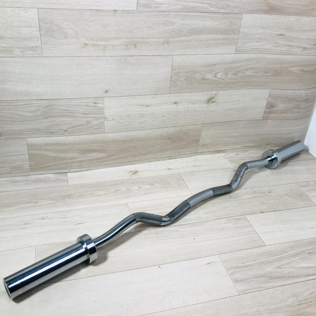 GYMWAY ジムウェイ オリンピックEZバー 長さ120cm 穴径50mm