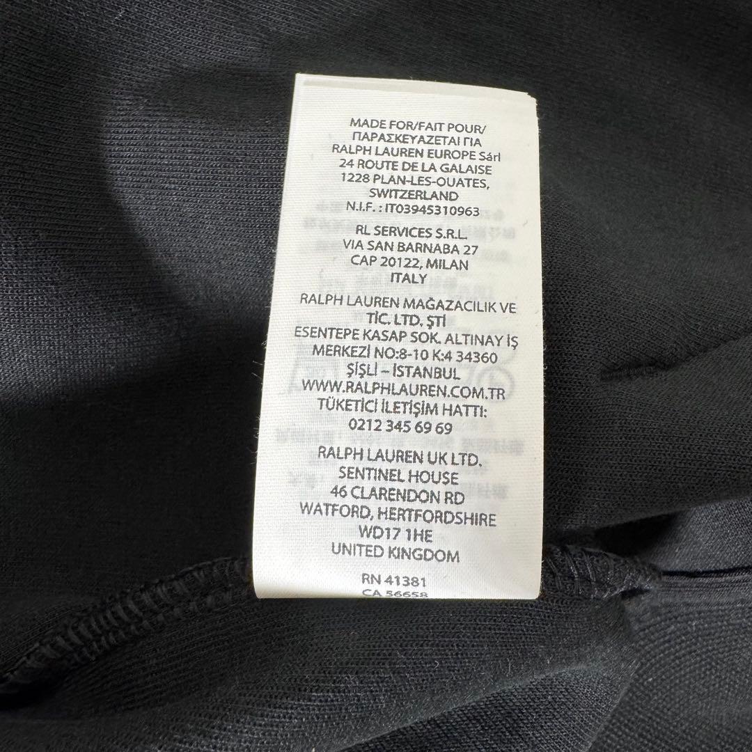 新品 Polo Ralph Lauren zip hoodie ブラック S