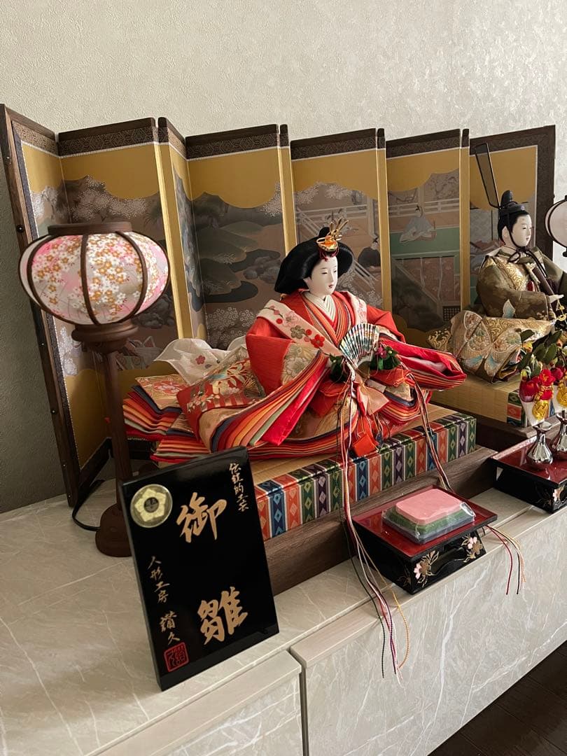 京雛 雛人形 お雛様 伝統的なひな人形セット ひな人形　収納ケース 桐箱 収納