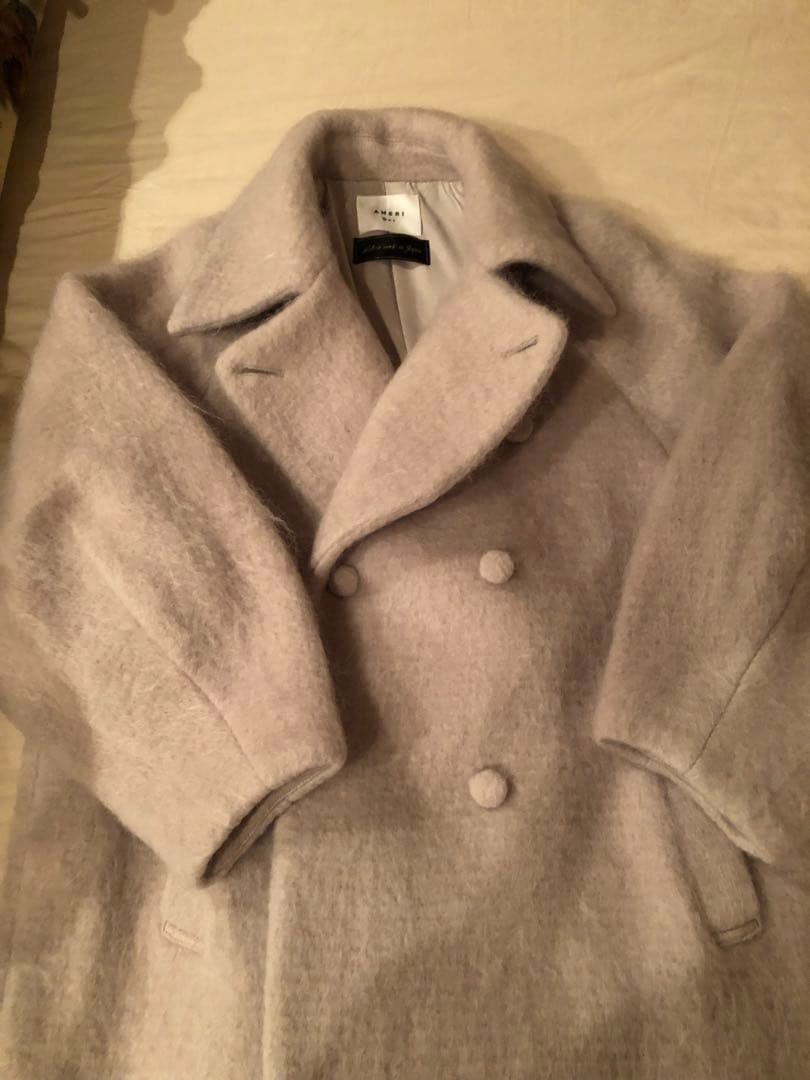 ジャケット・アウター Ameri DEFORMATION COLLAR SHAGGY COAT