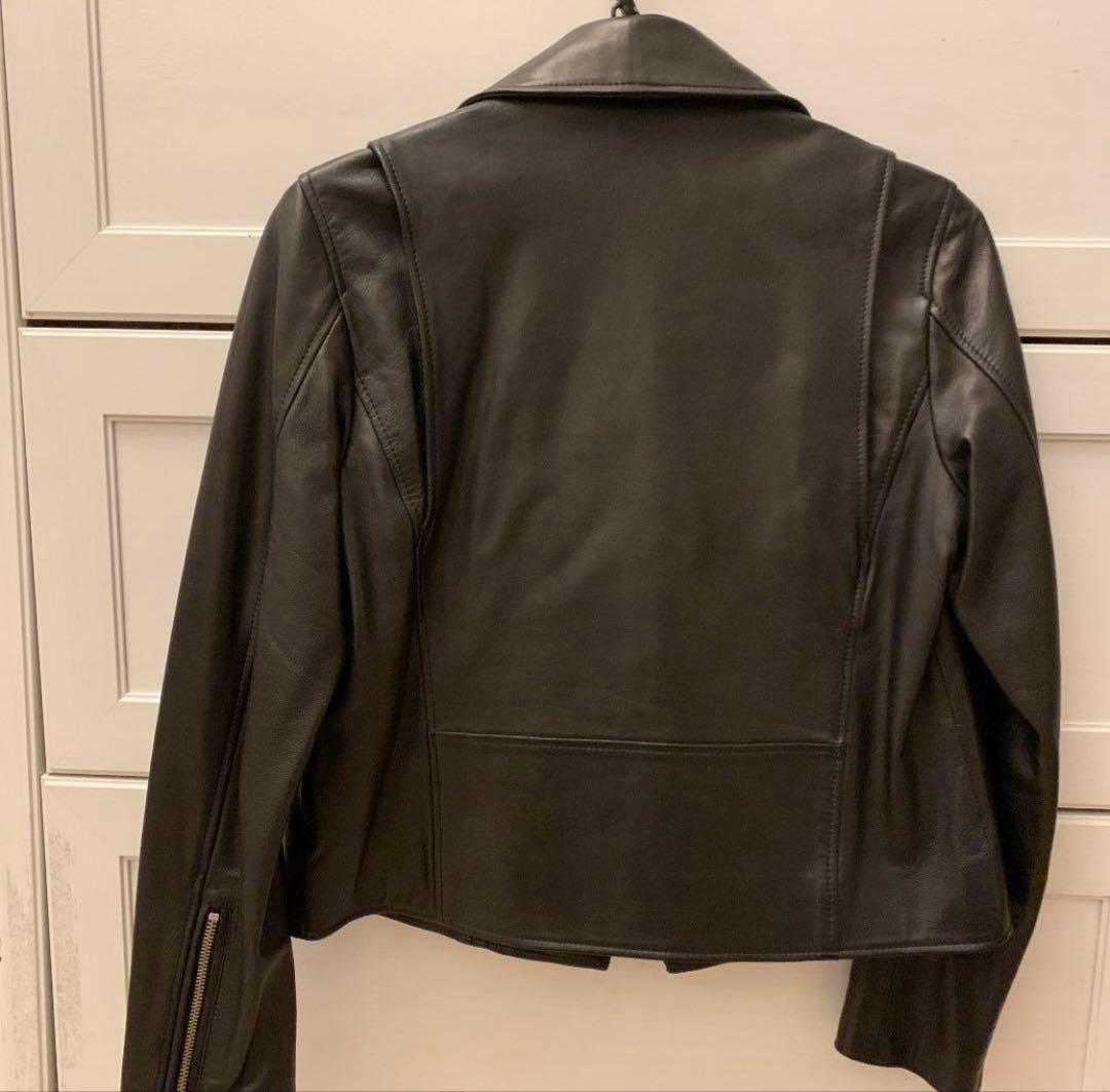 スピックアンドスパン　レザーライダースジャケット