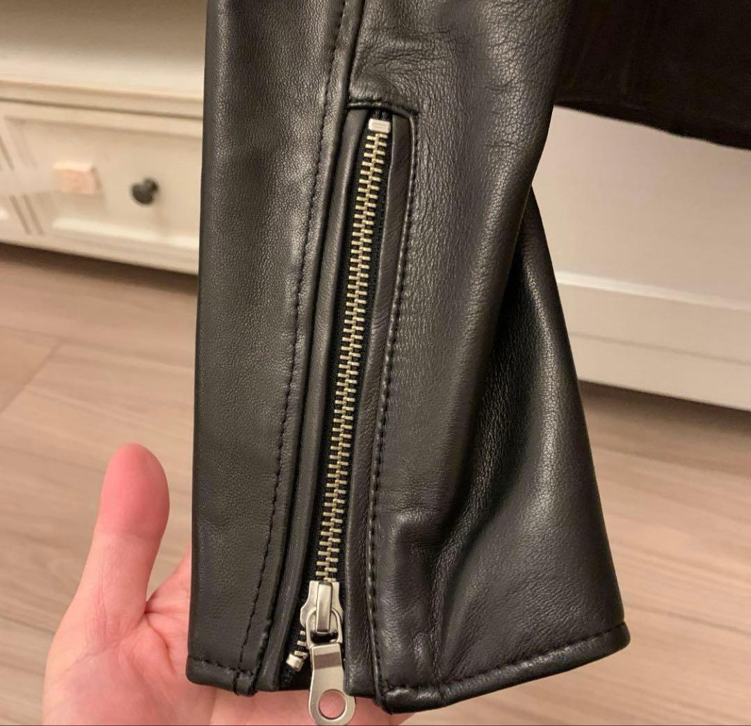 スピックアンドスパン　レザーライダースジャケット