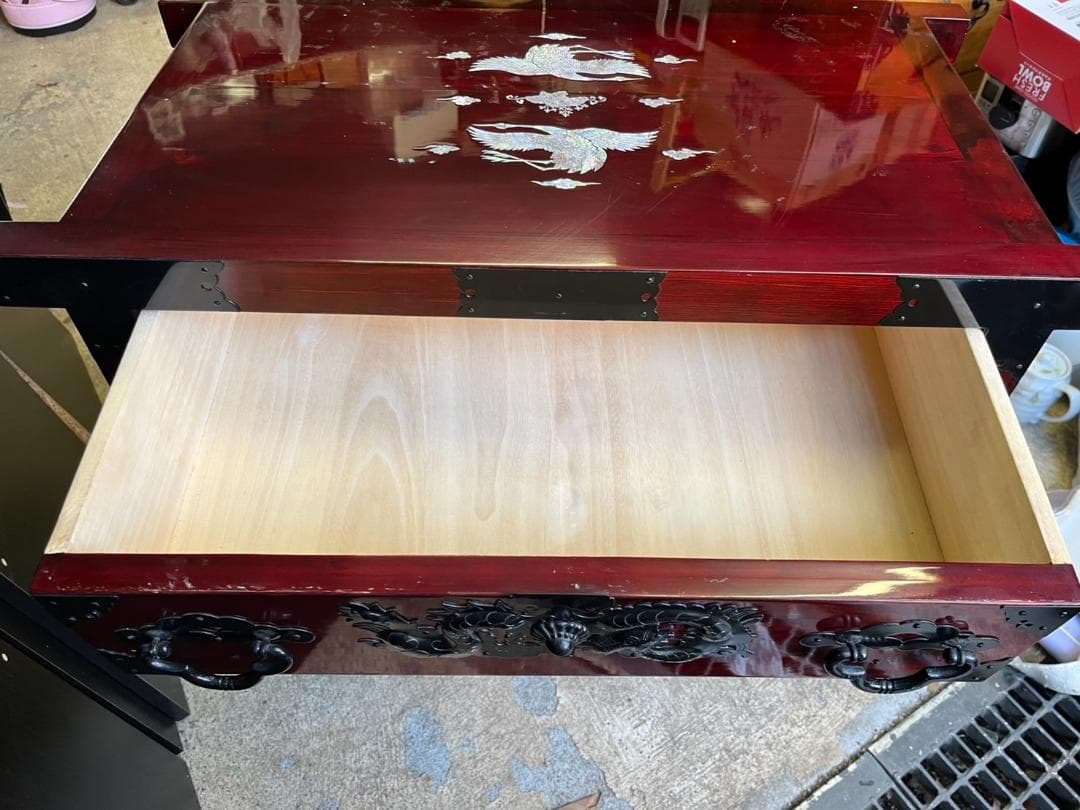 船箪笥 アンティーク家具 キャスター付き 収納家具 和風家具 中古品