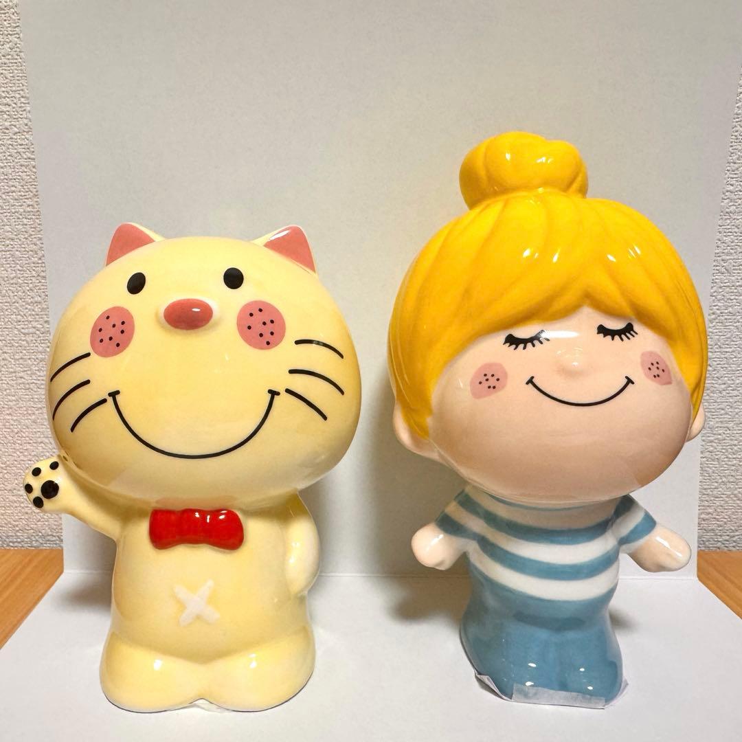 studio CLIP 陶器貯金箱[水森亜土コラボ] ミータン　女の子