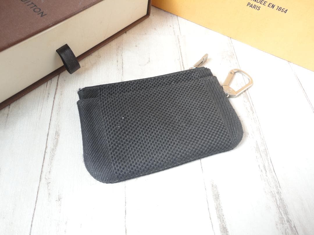 超美品☆希少☆ヴィトン ダミエ ジュアン ケース【ポシェット クレ】B34