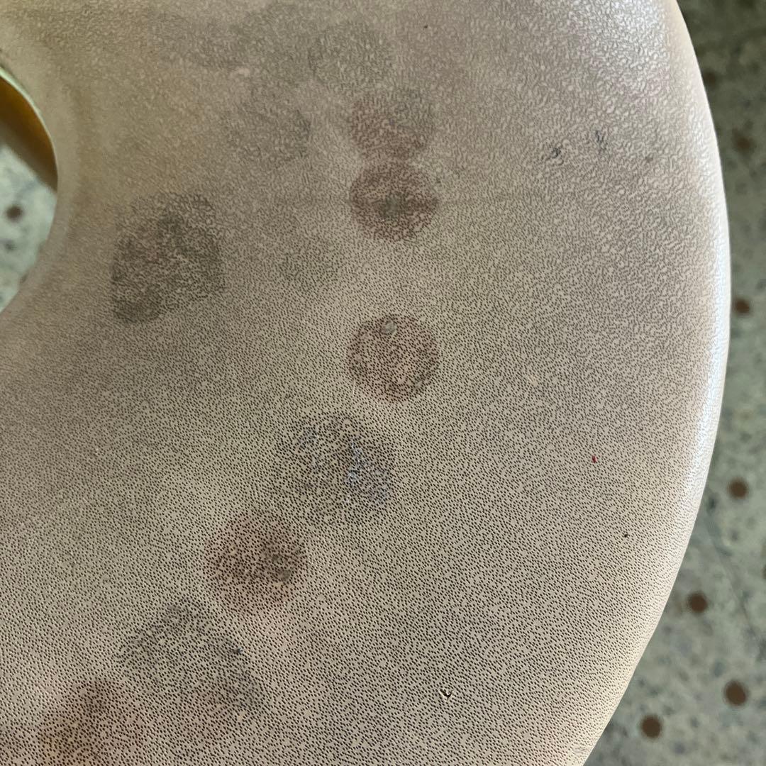 A2 昭和レトロ 天童木工 リングスツール 丸スツール 4本脚 木製椅子 古家具