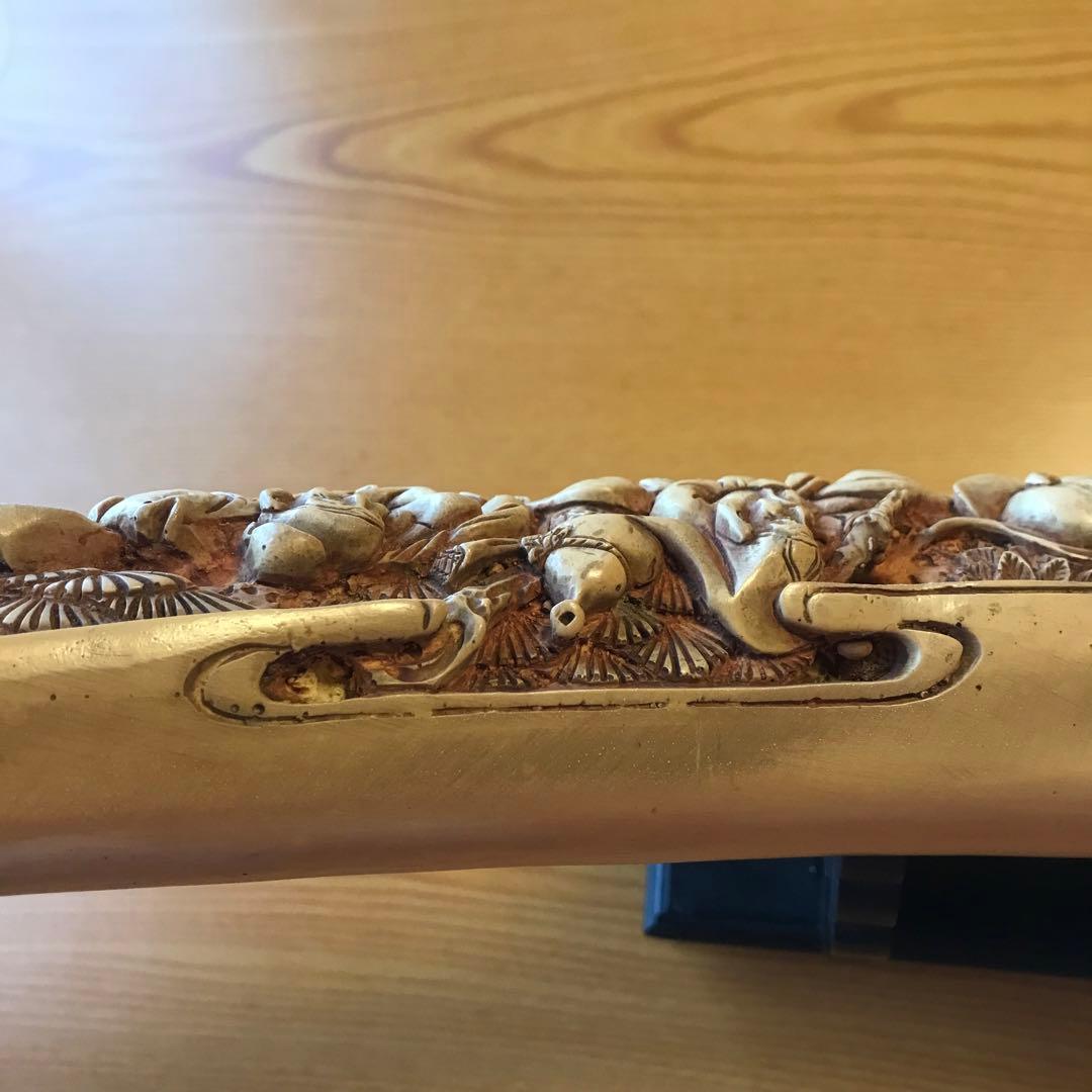 象牙風 置物 七福神 一本物 骨董品 アンティーク 樹脂製