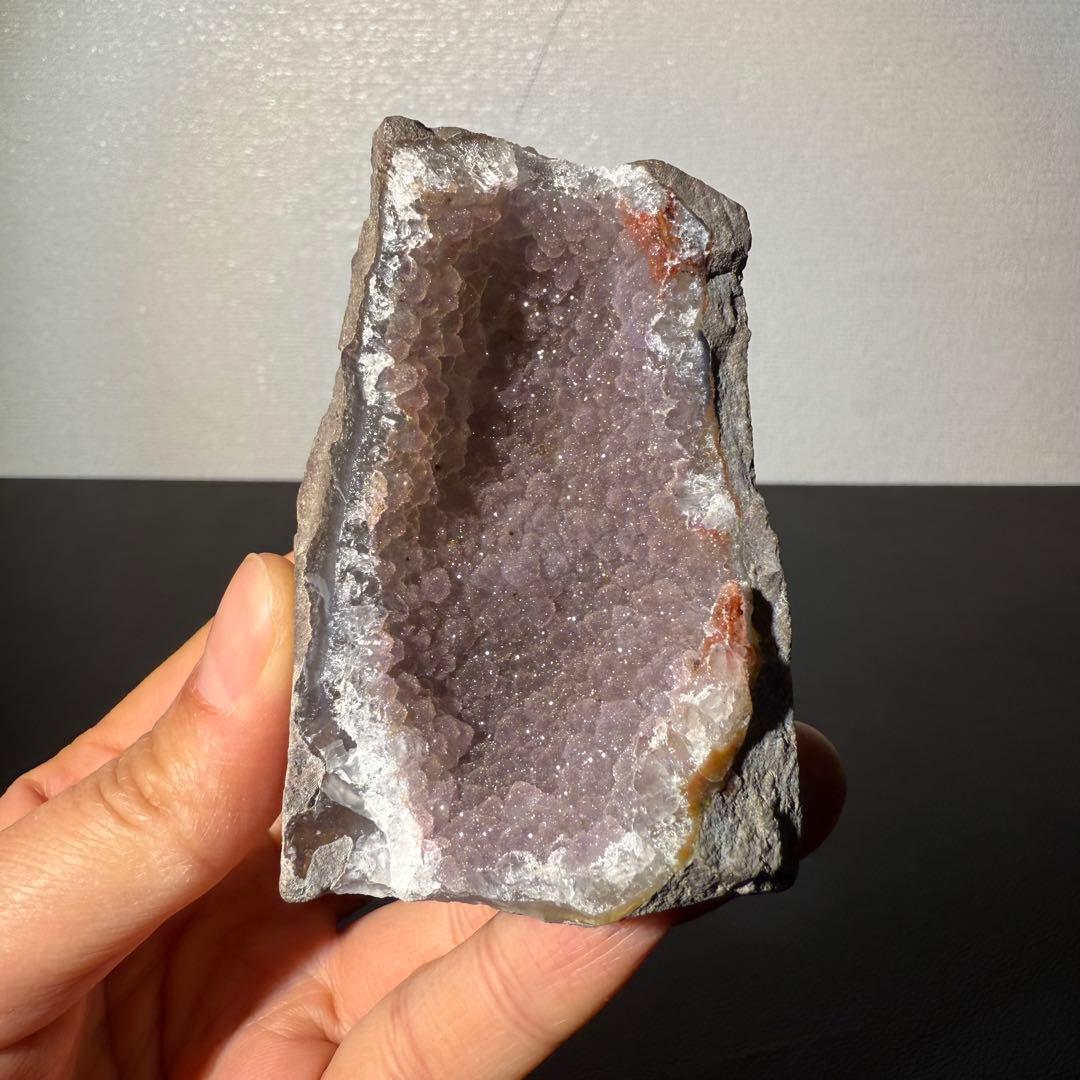 天然石シュガーアメジストの原石　置物　鉱物NO.013006