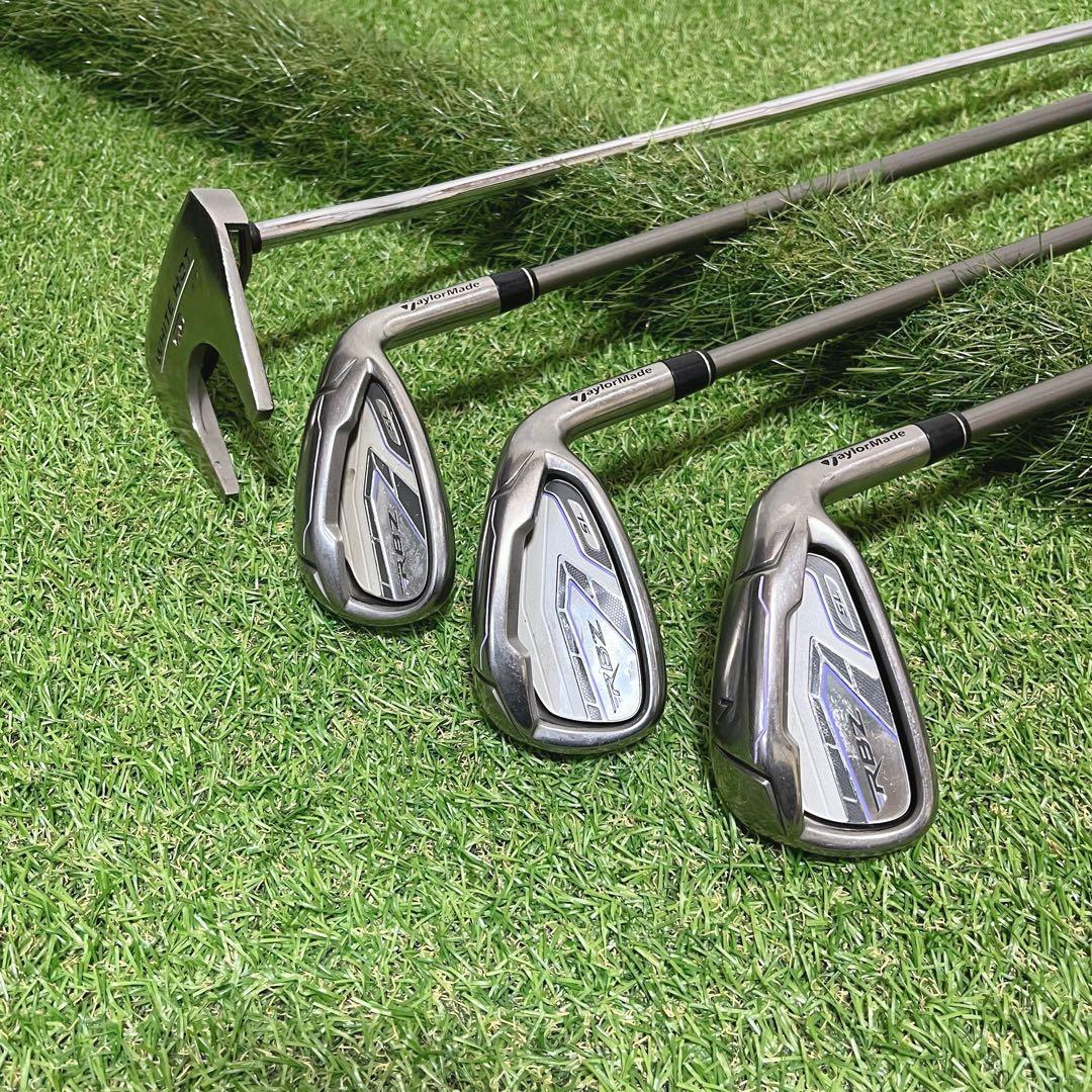 美品 新品ドライバー 付TaylorMade高級レディースゴルフクラブ8本セット