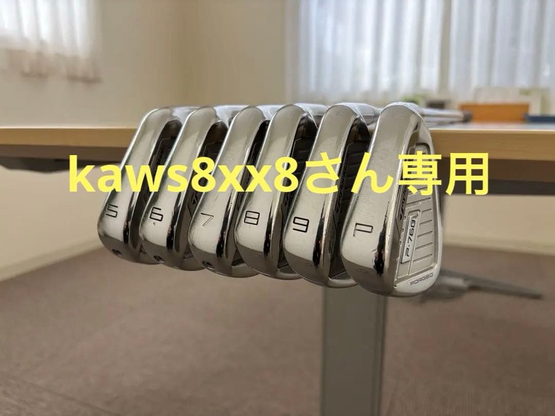 2025年賞金王モデル　テーラーメイド P760 アイアンセット 5-P 6本