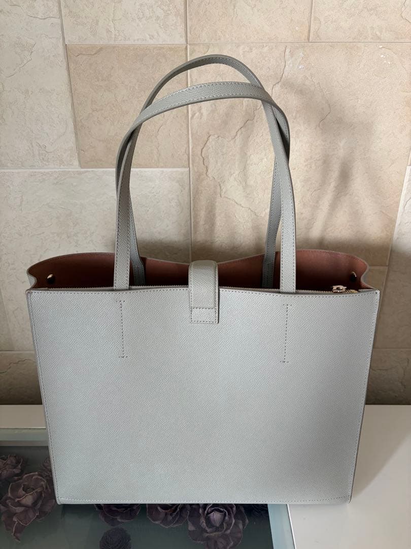 本日のみタイムセール！FURLA グレー Lサイズ トートバッグ　ソフィアフルラ