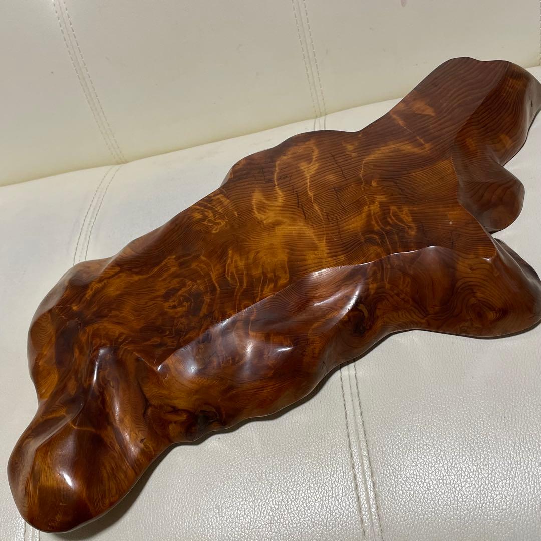 屋久杉台座 花台 飾り台 工芸品 置台 希少置き台 世界遺産 生け花 屋久島