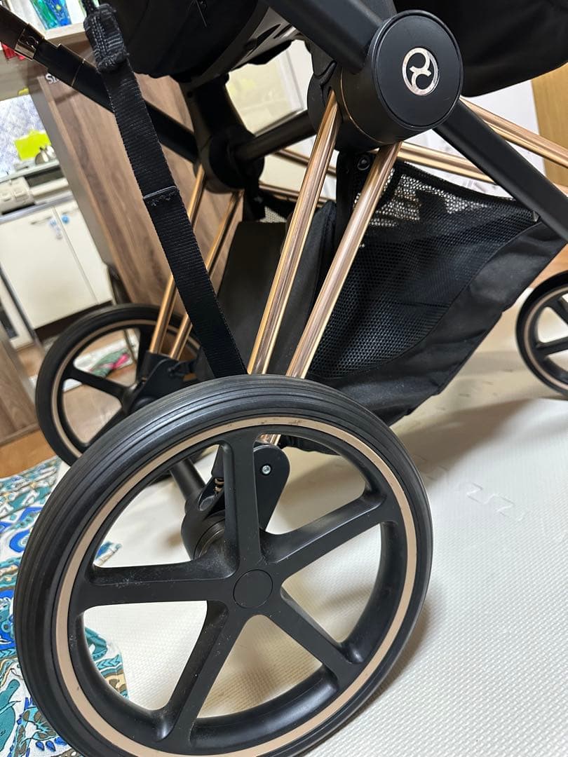 cybex PRIAM ベビーカー ブラック/ローズゴールド