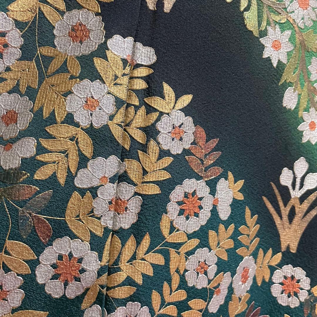 ア*ー様 No.2601 黒留袖 着物リメイクドレス ワンピース 結婚式 パーテ