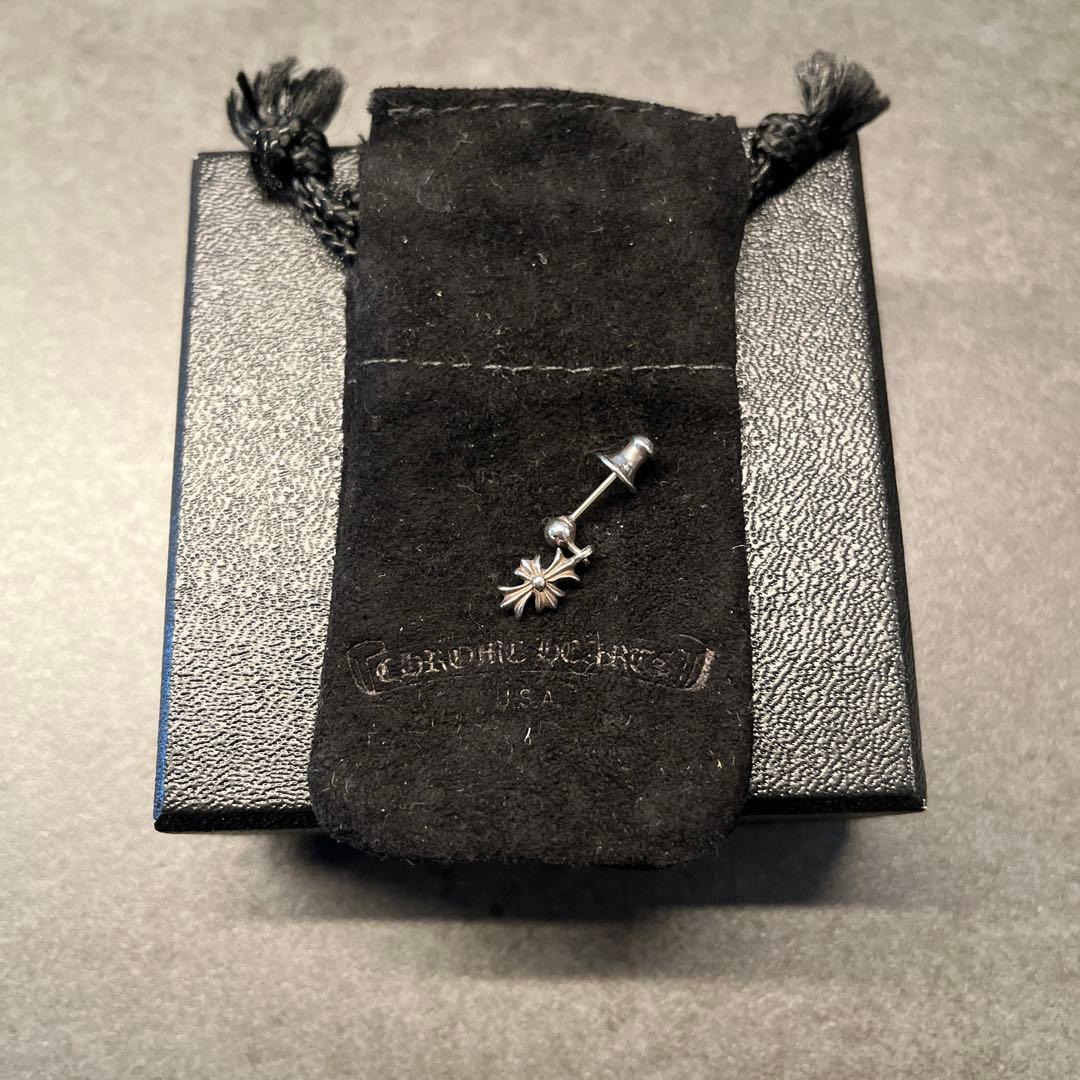 クロムハーツ タイニーE CHプラス ドロップピアス