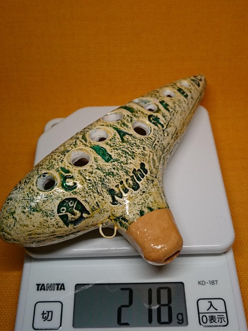 【美品】ナイト　オカリナ　大塚楽器　置物　インテリア　工芸品　美術品　A1345
