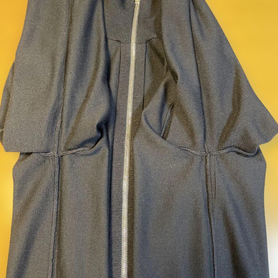 超得‼️PRADA★プラダ★ジップニット★48★黒★ウールカーディガン★20AW