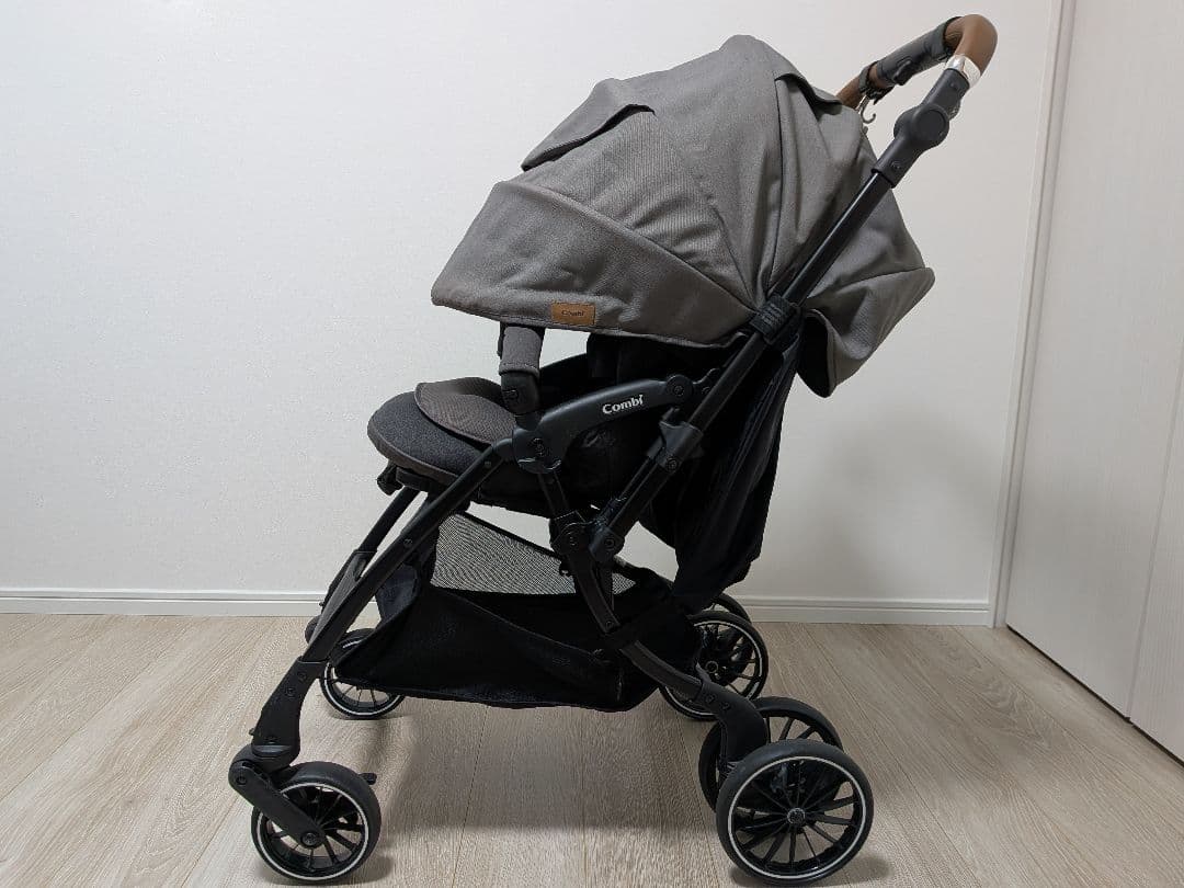 【美品】combi スゴカルSwitch エッグショック AN シャドーグレー