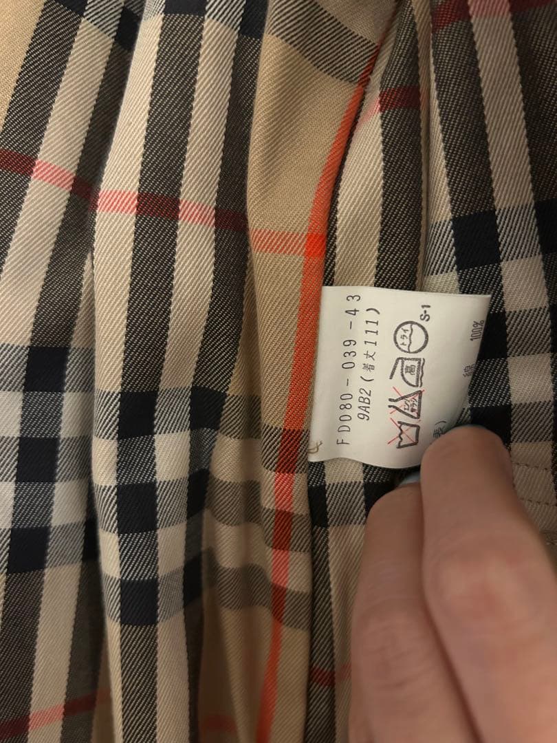 Burberrys バーバリー ステンカラーコート　トレンチコート　ロングコート