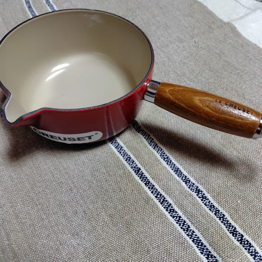 希少　LE CREUSET ミルクパン　ソースパン　16cm　チェリーレッド