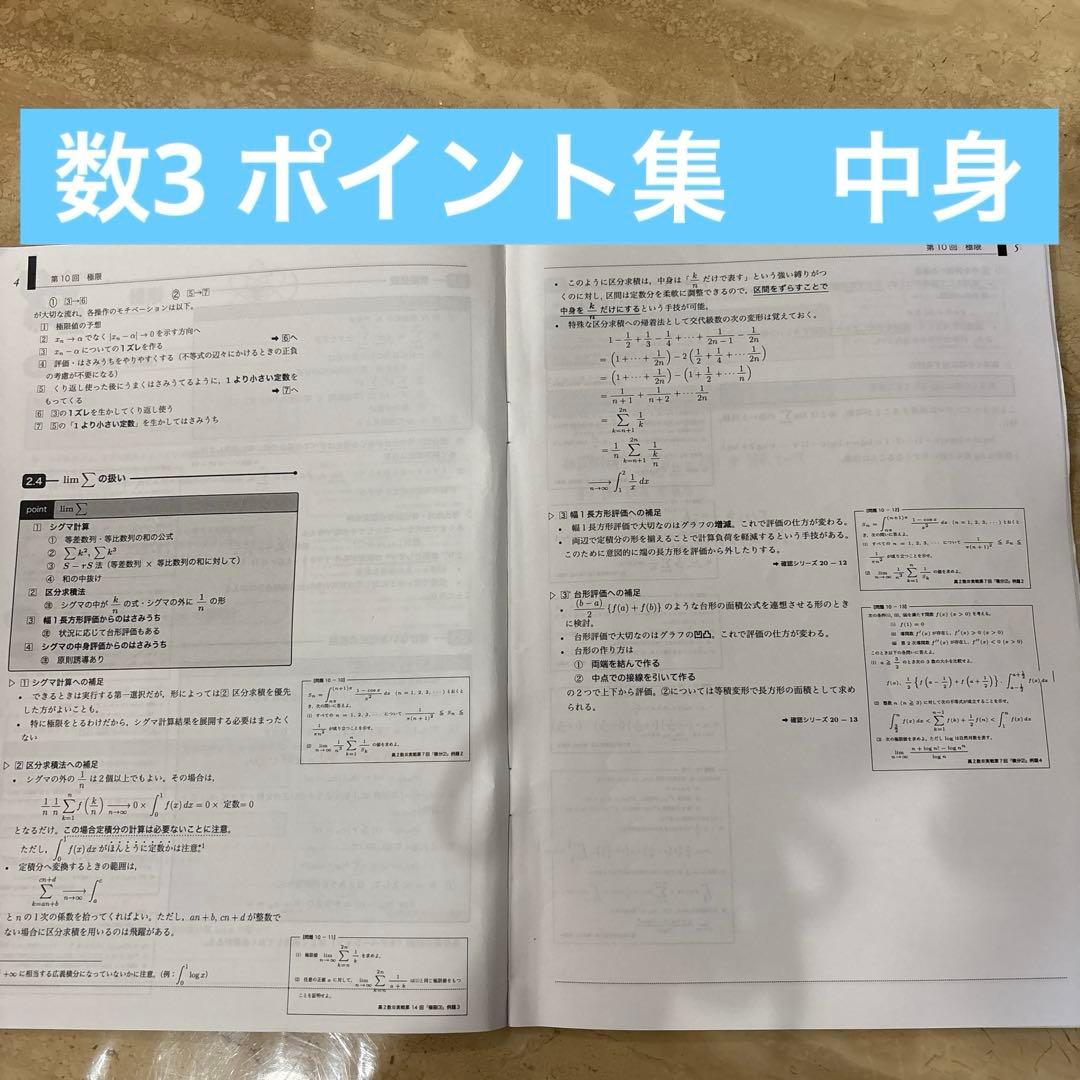 高3 理系数学　入試数学確認シリーズ ⭐️おまけつき