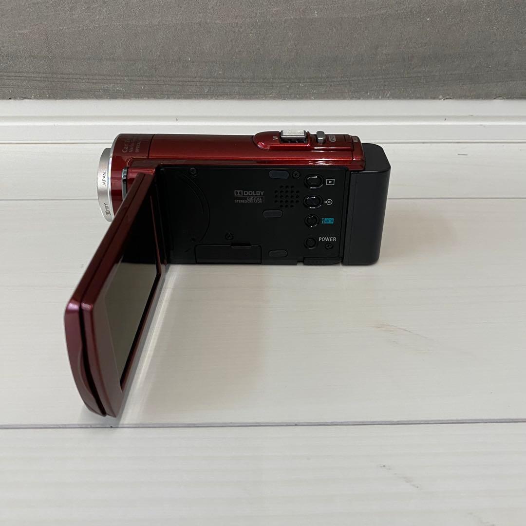 【箱付】SONY ビデオカメラ ハンディカム HDR-CX170 レッド