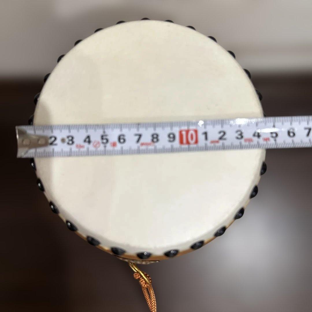 小型和太鼓 バチ付き 伝統的デザイン