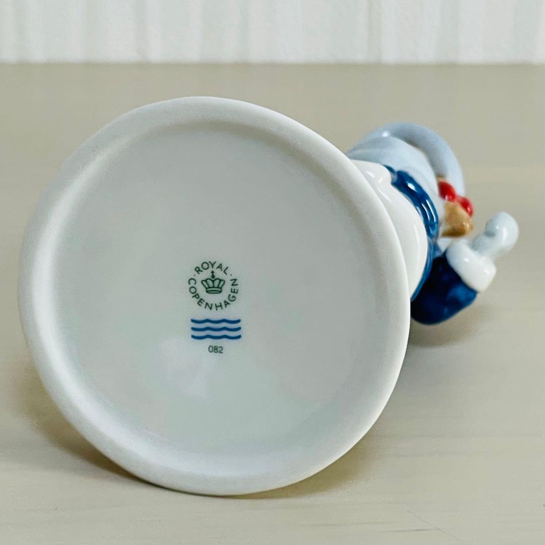 ロイヤルコペンハーゲン 2003年 フィギュリン 少年と犬 少女とそり ペア