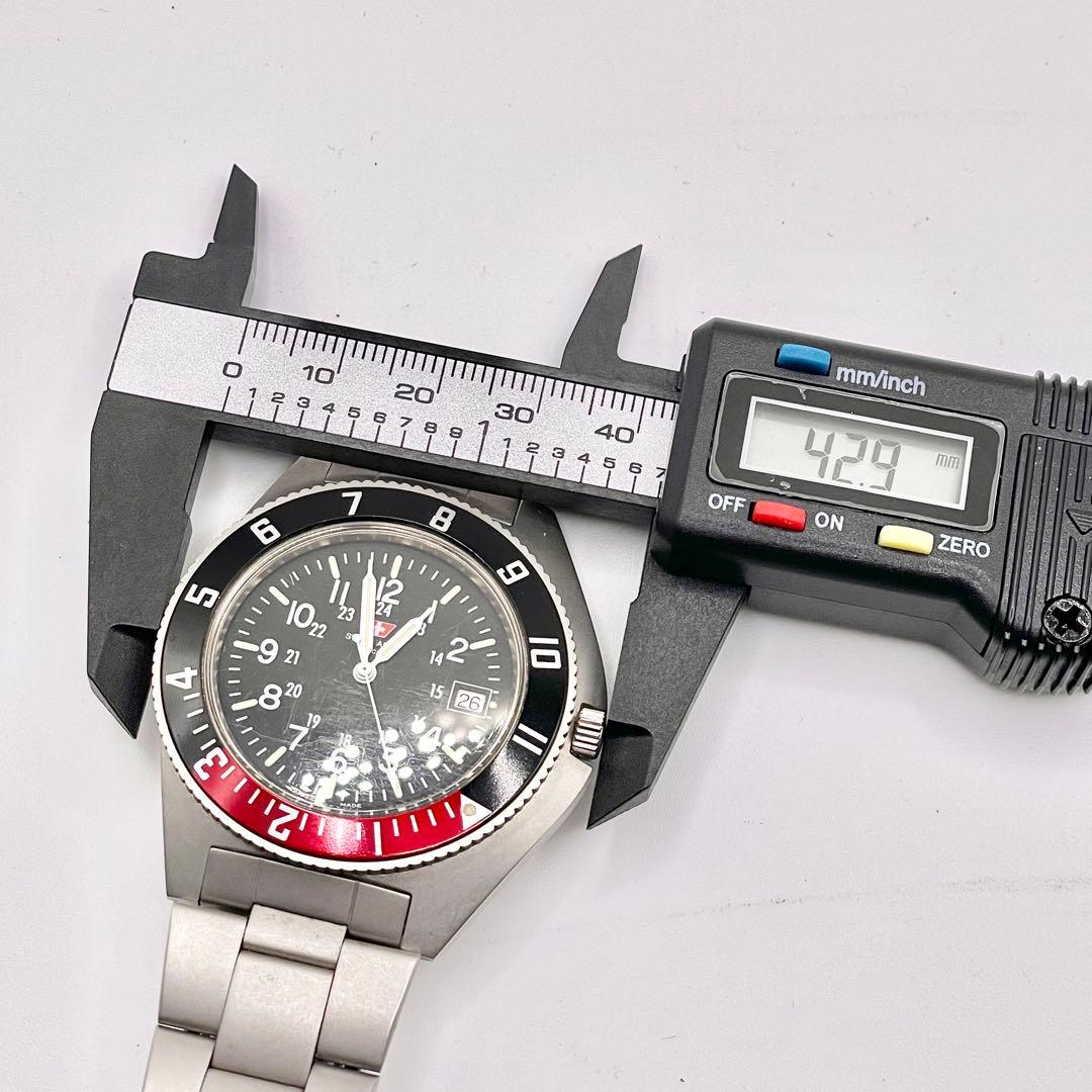 新品電池‼︎ Swiss Army ナビゲーター 腕時計 クォーツ デイト