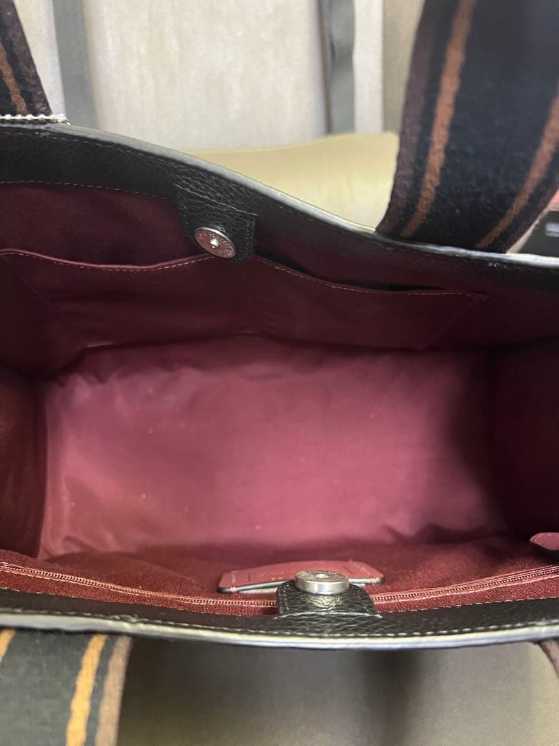 COACH ミニトートバッグ　スミス　カラー：ブラック　袋あり