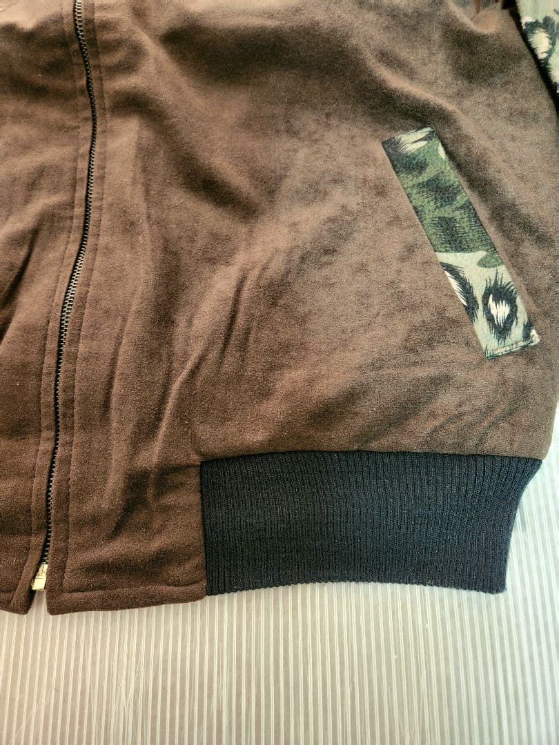 ハンドメイド　別珍　ボンバージャケットスカジャン