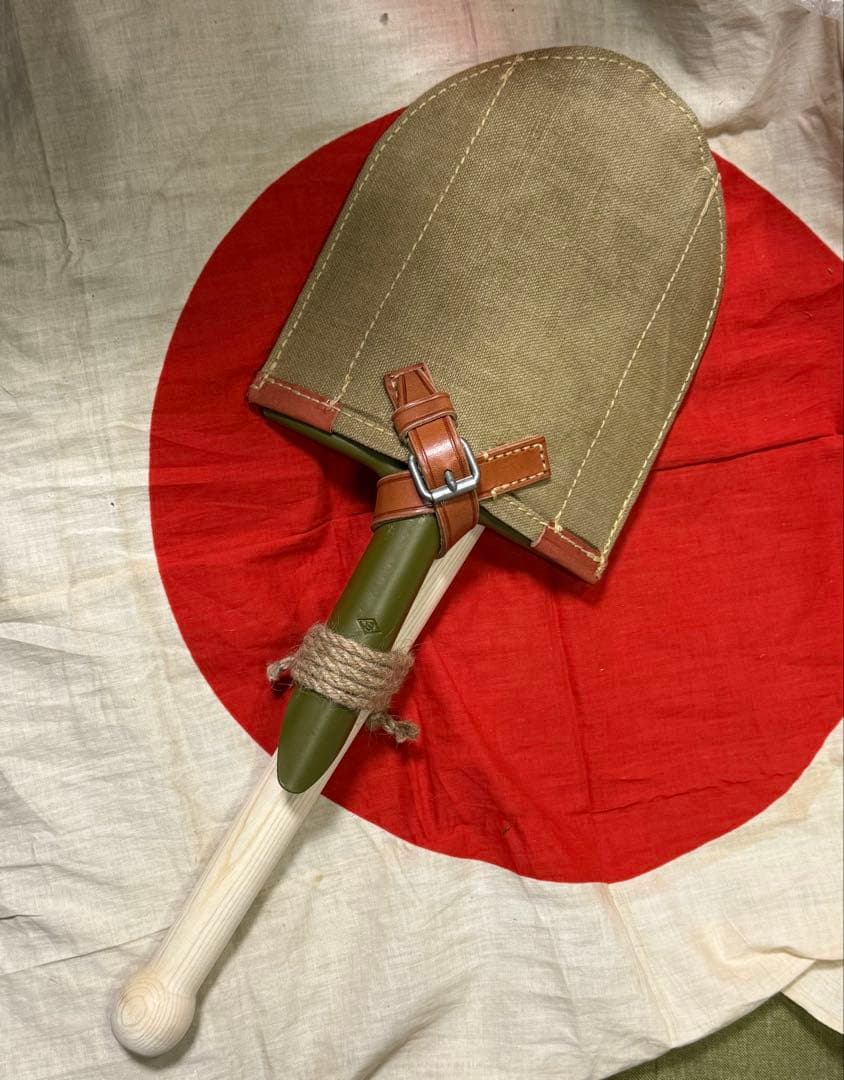 日本軍 携帯円匙カバー＆シャベルのセット前期型 シャベル スコップ（精巧複製品）