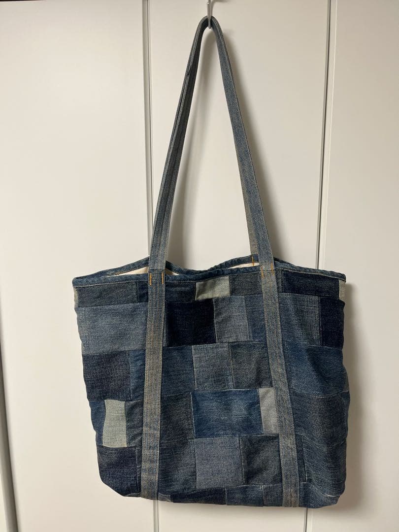 RRL & CO. パッチワークデニムトートバッグ　サイズ380×320