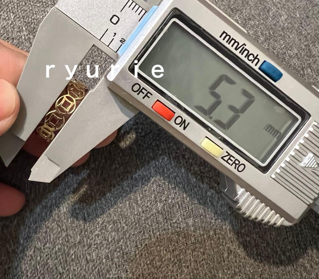 18金K18リングMONEY CATCHER ユニセックス マネーキャッチャー