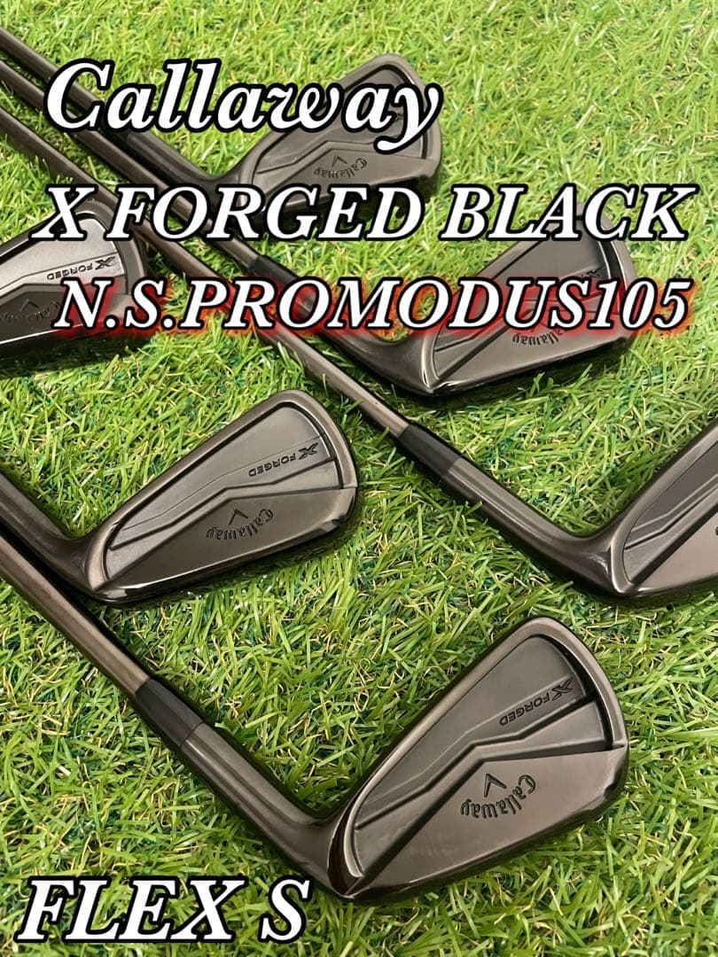 限定　Callaway X FORGED BLACK アイアンセット　6本　②