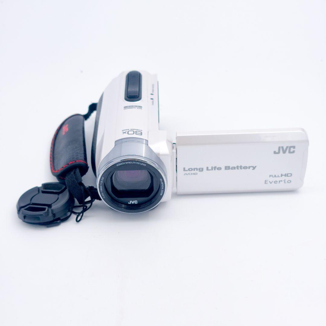 GZ-F200-W ビデオカメラ タフネス 高倍率ズーム アウトドア 旅行用