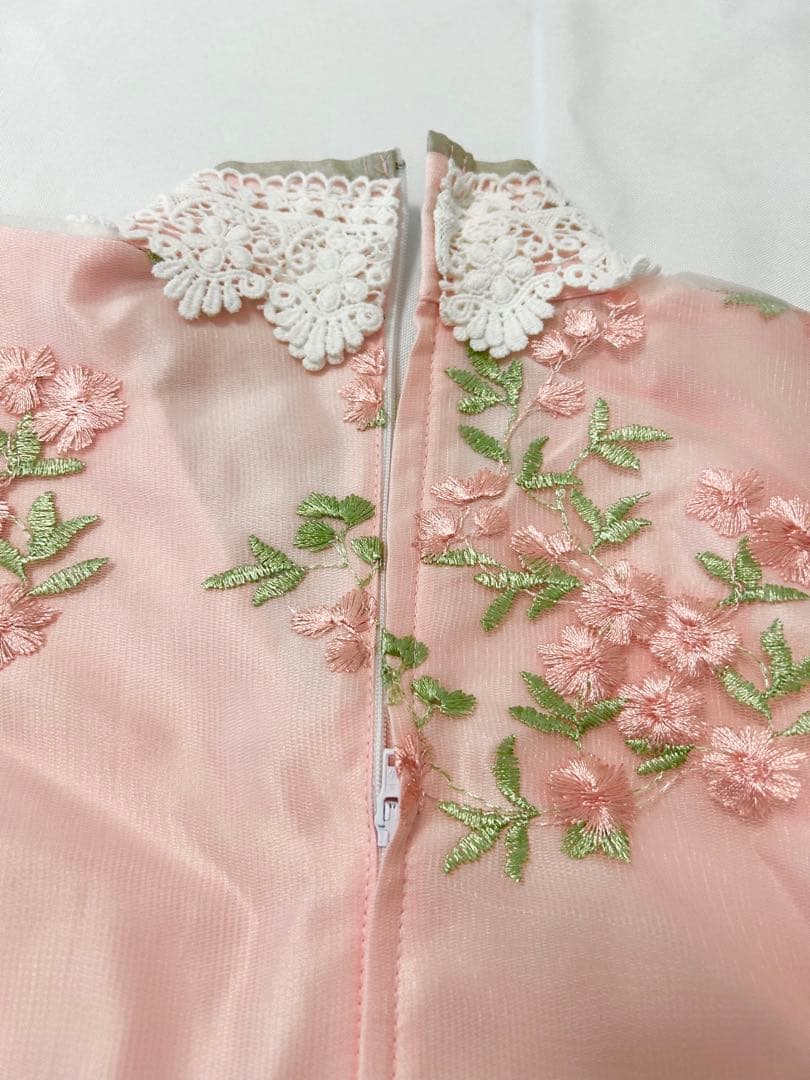 七五三　子供用着物セット 100cm フリル付き