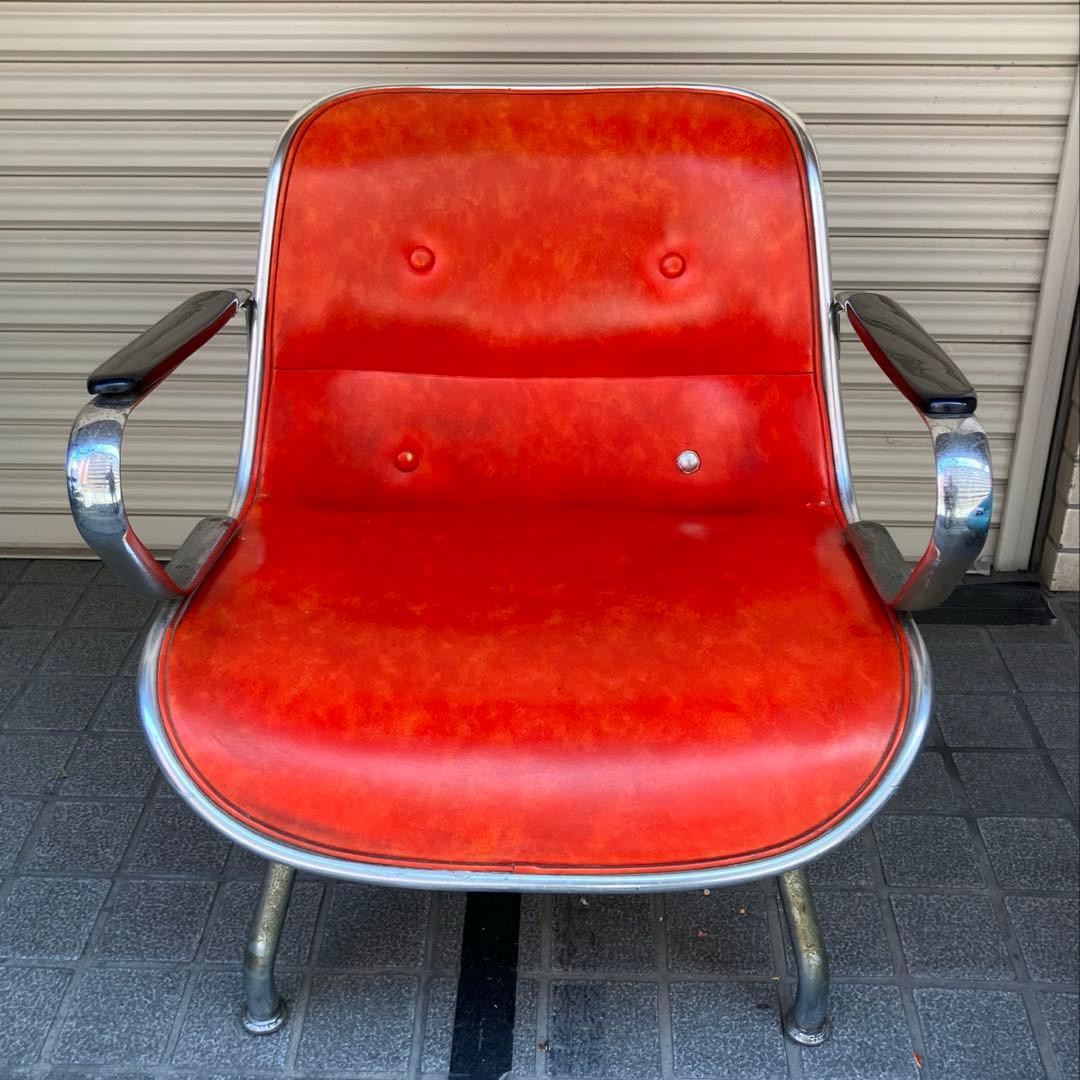 ミッドセンチュリー ポールハンガー アームチェア/ヴィンテージ