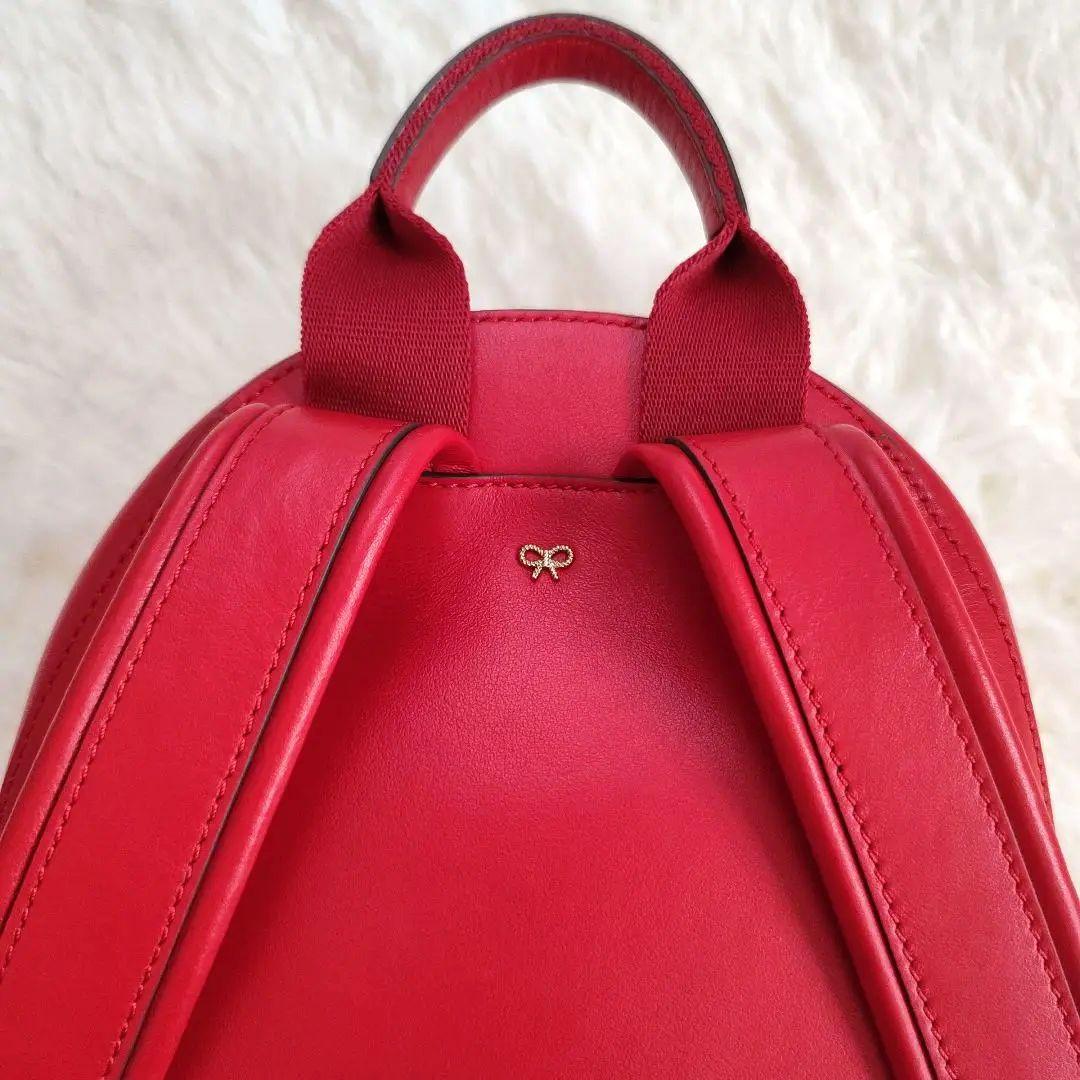 テ*ラ様 【アニヤハインドマーチ】レザー バックパックリュック スマイル ウィン