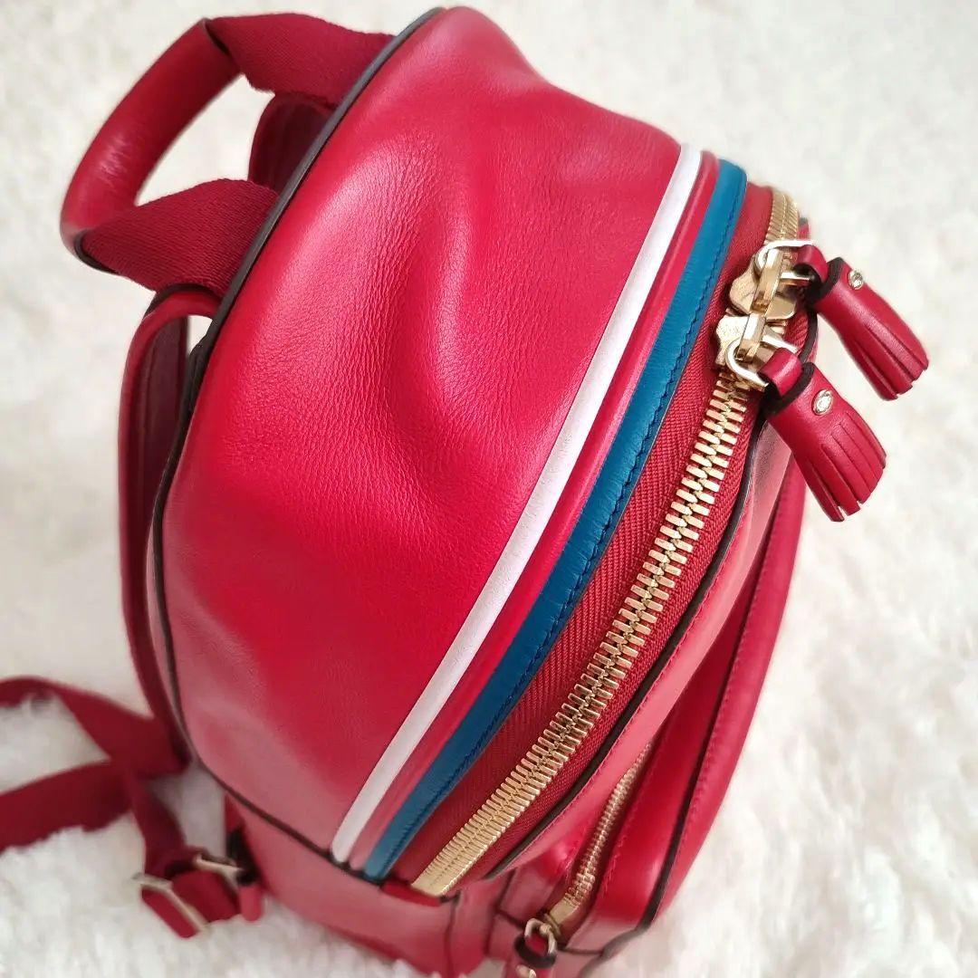 テ*ラ様 【アニヤハインドマーチ】レザー バックパックリュック スマイル ウィン