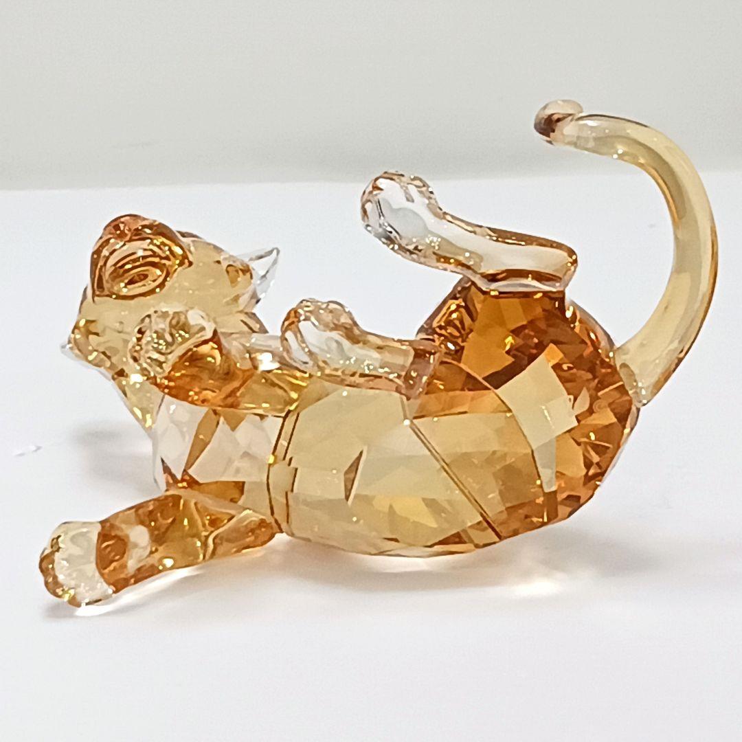 Y2435-2 スワロフスキー 2010年 SCS会員限定 トラの赤ちゃん座り